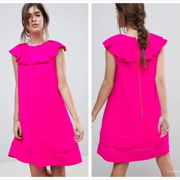ted baker pink shift dress Pink Sleeveless Dress by Ted Baker